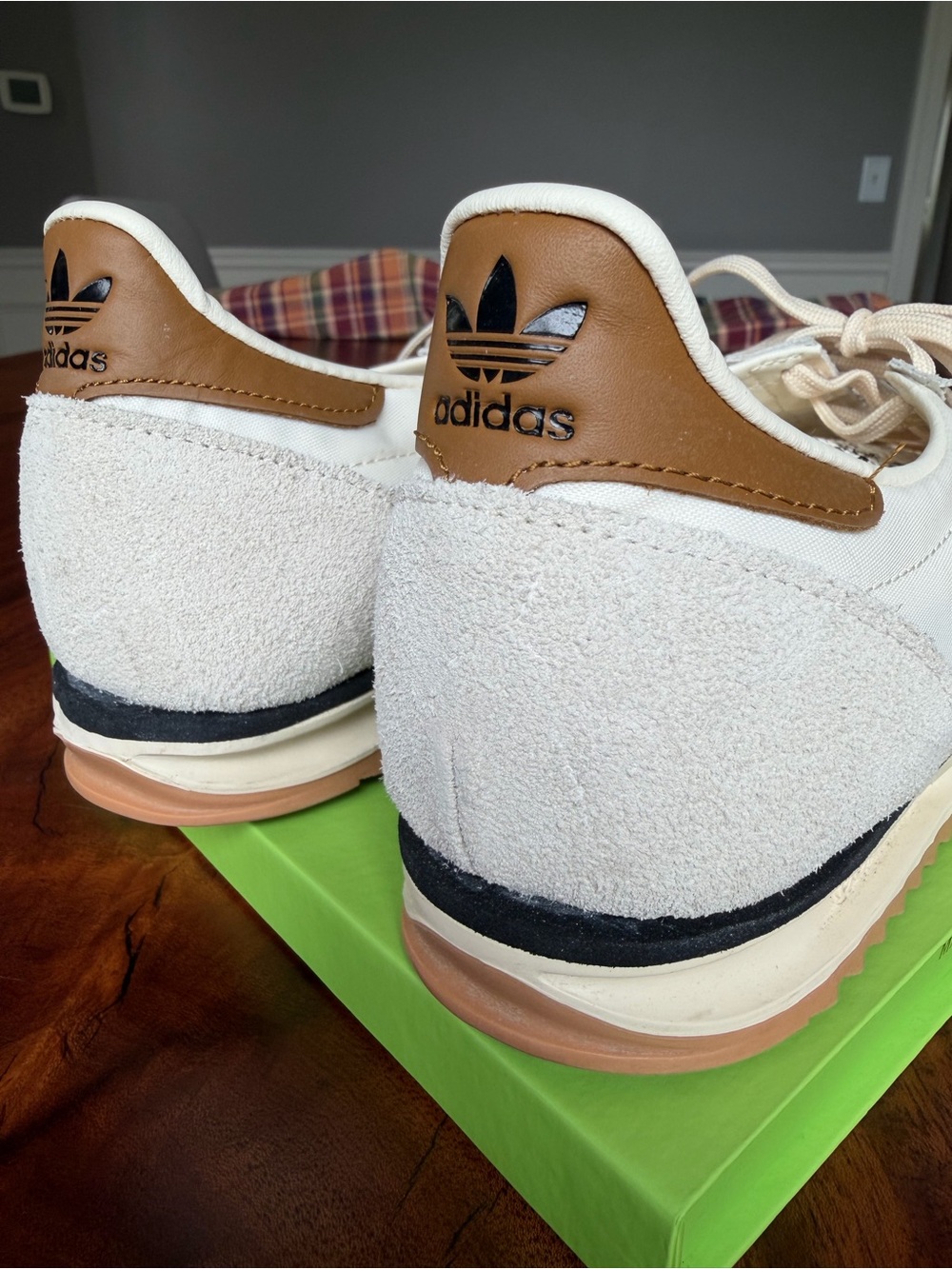 adidas Originals SL 72 OG Womens Sneakers Cream Bronze Strata Sz 9 Retro Terrace - Picture 16 of 16